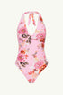 Sea Level Rosewood Twist Front Halter One Piece
